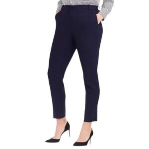 NWT J. Crew Cameron Slim Cropped Pant size 10 in Navy - Four Season Stretch